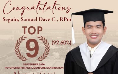 L-NU CONTINUES ITS LEGACY OF EXCELLENCE! CONGRATULATIONS TO OUR NEWLY REGISTERED PSYCHOMETRICIANS!