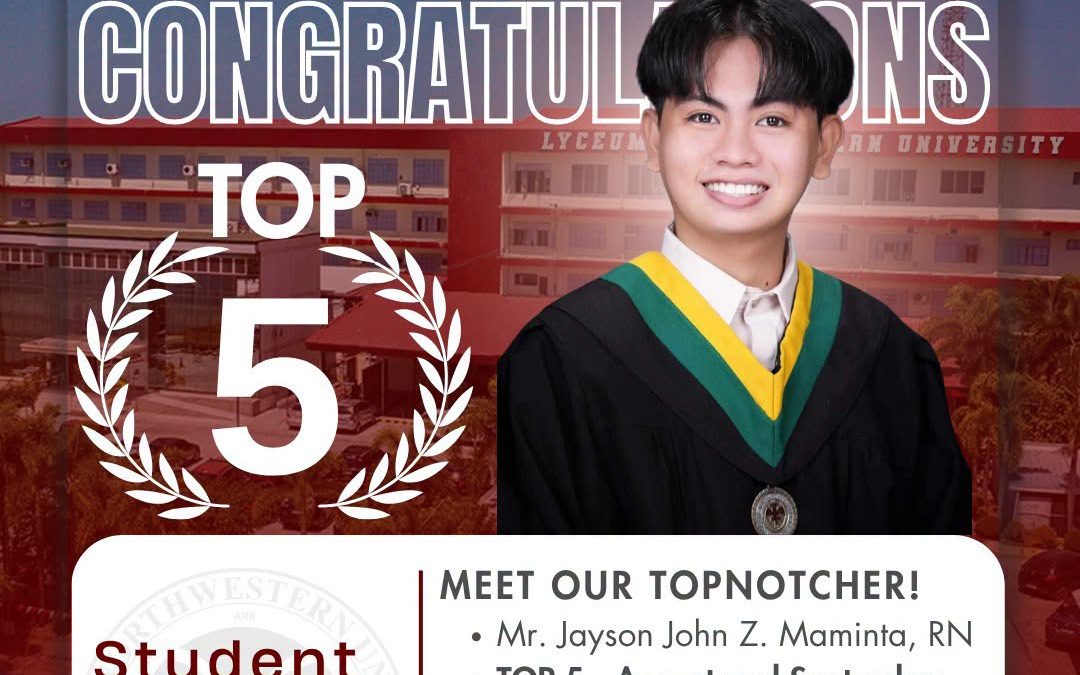 LYCEAN SUCCESS STORY | TOP 5 NURSE