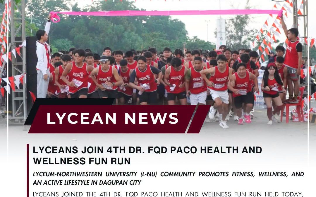 LYCEANS JOIN 4TH DR. FQD PACO HEALTH AND WELLNESS FUN RUN