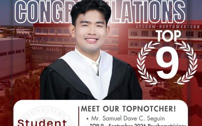 LYCEAN SUCCESS STORY | TOP 9 PSYCHOMETRICIAN