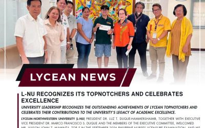 LYCEAN NEWS | L-NU RECOGNIZES ITS TOPNOTCHERS AND CELEBRATES EXCELLENCE