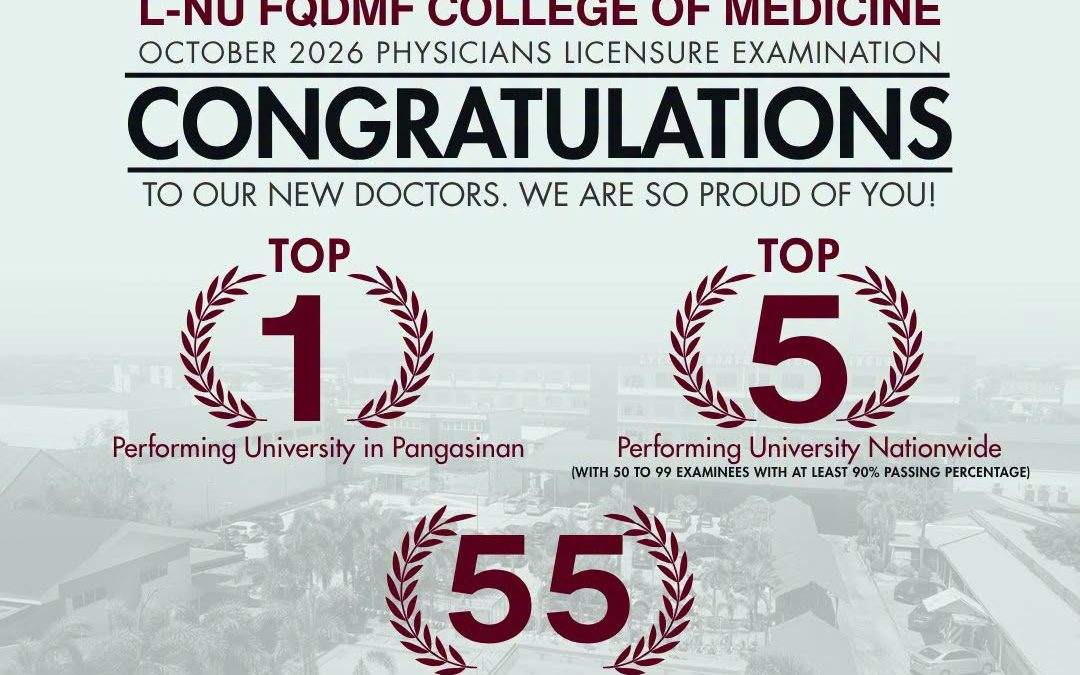 CONGRATULATIONS TO OUR 55 NEW DOCTORS