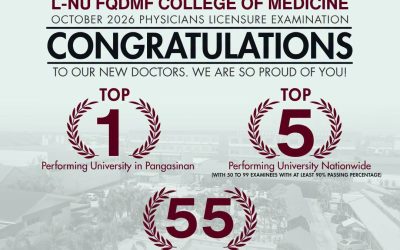 CONGRATULATIONS TO OUR 55 NEW DOCTORS