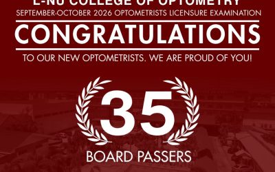 CONGRATULATIONS TO OUR NEW OPTOMETRISTS